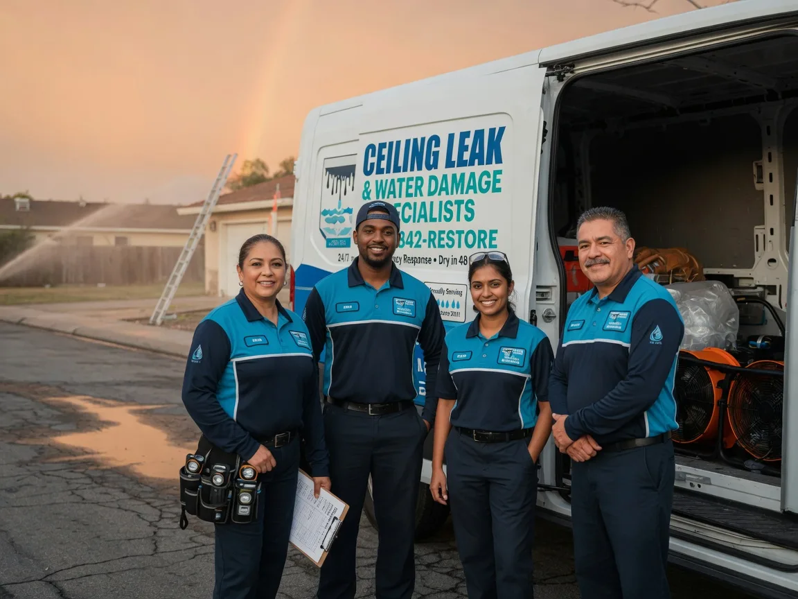 Ceiling Leak Cleanup company in Dryden, MI