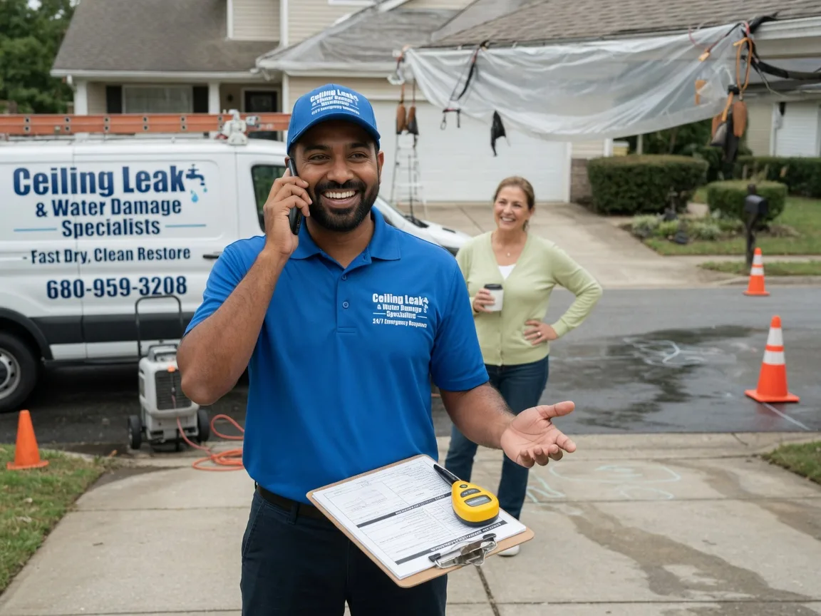 Ceiling Leak Cleanup Dryden, MI FAQs